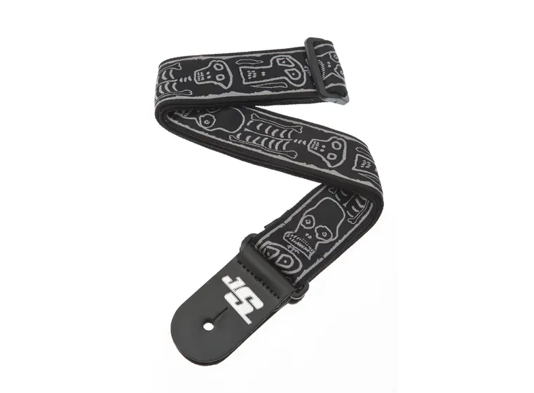Planet Waves 50JS01 50mm Satriani "Skull'n Bones" Strap' 